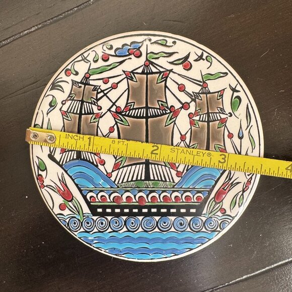 Nassos Ceramic Tile Coasters, Set of 7 - Picture 12 of 12